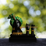 GGS Resin Lord Krishna Bust for Home Temple, Room Decor, Office Desk and Table Top Decor
