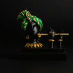 GGS Resin Lord Krishna Bust for Home Temple, Room Decor, Office Desk and Table Top Decor