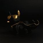 GGS Resign Bulldog Back Holder for Home, Office Desk, and Table Decor
