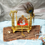 GGS Balakrishna sitting on Crib/Paalana for Home Temple, Home Shrine and Table Top Decor