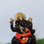 GGS Orange Ganesh Backflow Cone Holder for Home Pooja Room Decor