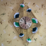 GGS Decorative French Art Deco Wall Clock for Living Spaces