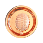 GGS Rose Gold Copper Polished Tortoise Vastu Plate for Good Luck in Career and Business