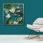 Tropical Frame – Botanical Metal Leaf Wall Art